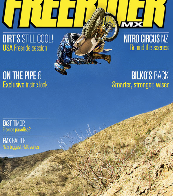 Steven Haughelstine Makes the cover of Freerider Mag